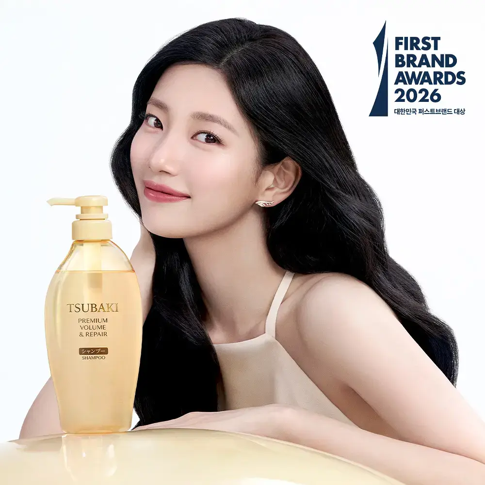 [츠바키 1등샴푸] 츠바키 프리미엄 볼륨 & 리페어 샴푸 450ml